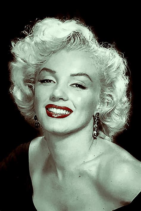 Marilyn Monroe Red Lipstick Photograph By Gert Hilbink Pixels
