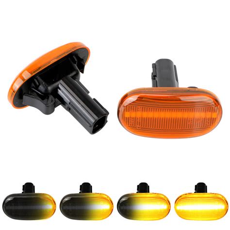 Turn Signal Indicator Signal Lamp Repeater Light Led Car Dynamic Side