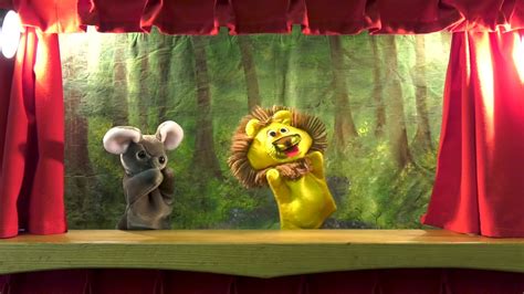 The Lion And The Mouse Childrens Puppet Show Youtube