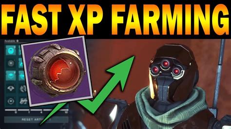 Fast Xp Farming Tips In Destiny 2 Season Rank Artifact Youtube