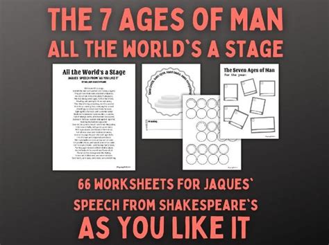 All The Worlds A Stage The Seven Ages Of Man Differentiated
