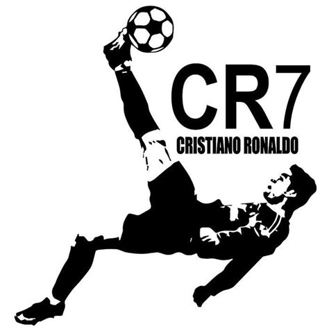 Cr7 Cristiano Ronaldo Top Goal But Champions League Sticker Mural