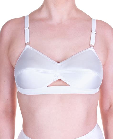 Non Wired Lightly Padded Satin Cup Bra Revival Lingerie