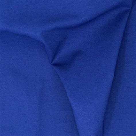 Royal Blue Plain Solid Overdale Fabrics