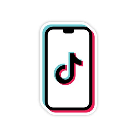 Tik Tok Logo On Phone