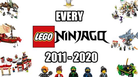 All Lego Ninjago Sets From 2011 2020 Lego Ninjago History Youtube