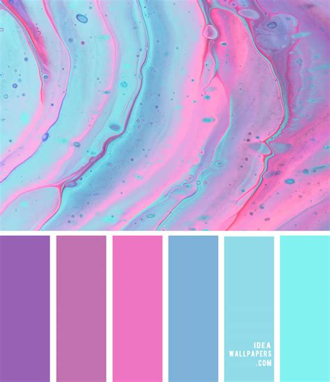 Purple And Turquoise Color Palette