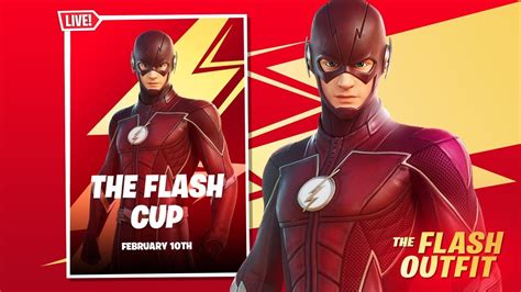 The Flash Cup Live How To Get The Flash Skin For Free Fortnite Battle Royale Live Youtube