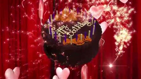 Happy Birthday Animation 3d Hd Motion Graphics Background Loop Youtube