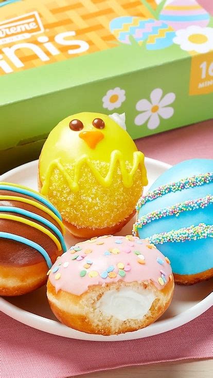 Krispy Kremes Easter 2022 Doughnuts Include 3 New Spring Minis