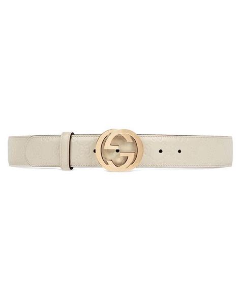 Gucci White Belt Used Paul Smith