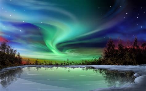 It works even on the weakest mobile connections. aurora borealis wallpaper desktop - HD Desktop Wallpapers ...