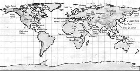 Dünya Dilsiz Haritası Gölleri WRHS