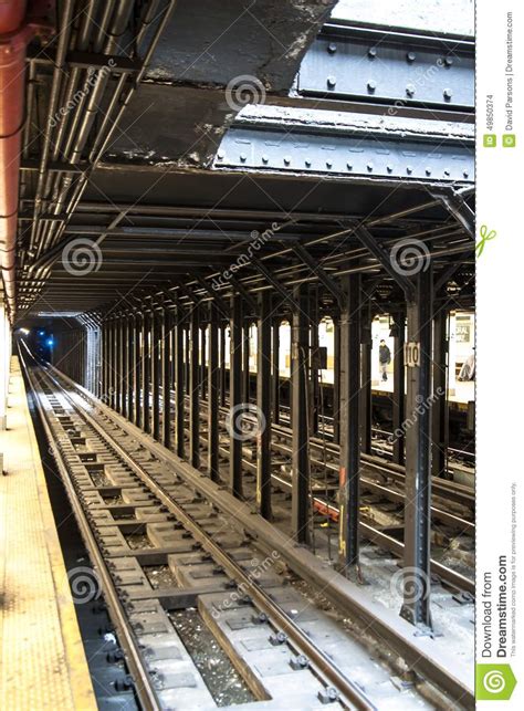 New York City Subway Station Stock Photo Image 49850374