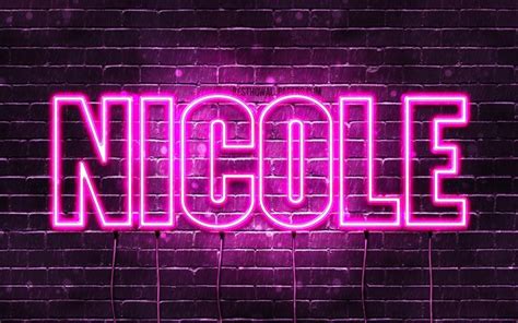 Download Wallpapers Nicole 4k Wallpapers With Names Female Names