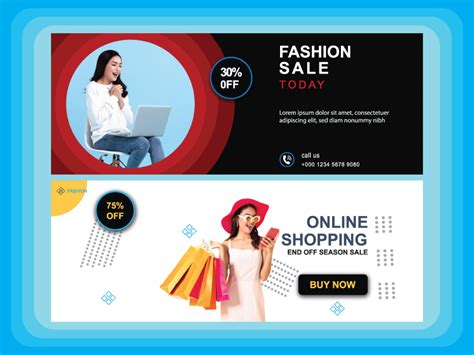Online Fashion Shop Shopping Super Sale Social Media Banner Uplabs