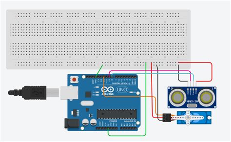 Servo Motor Ultrasonic Sensor Arduino Project Hub