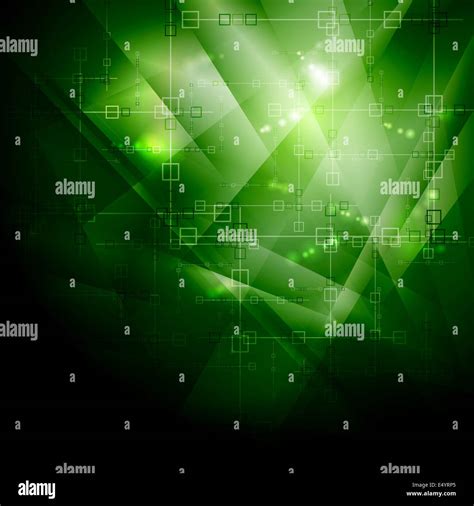 Dark Green Abstract Hi Tech Background Stock Photo Alamy