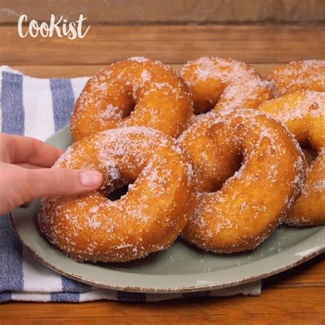 Cookist Wow On Instagram 4 Amazing Ways To Make Homemade Donuts So