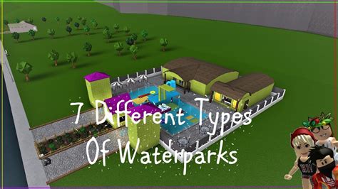 7 Different Types Of People At A Water Park In Bloxburg Youtube