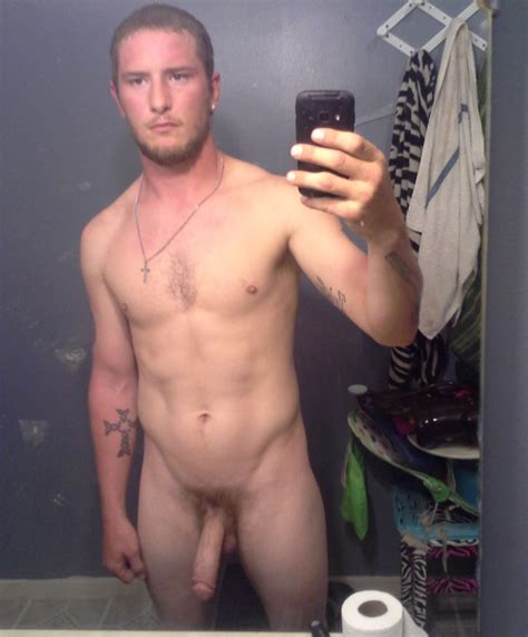 A Naked Guy Horny Redneck