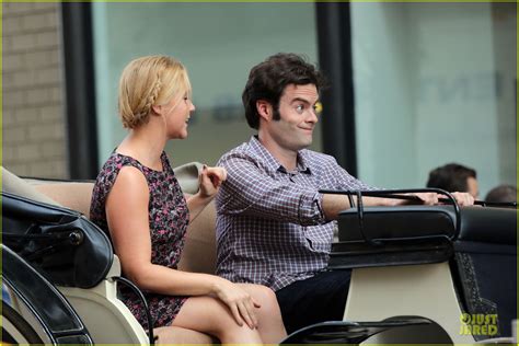 Bill Hader And Amy Schumer Kissing In Central Park For Trainwreck Photo 3145180 Pictures