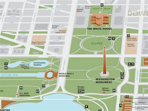 Map Of Washington Monument And Grounds Washington Monument Monument