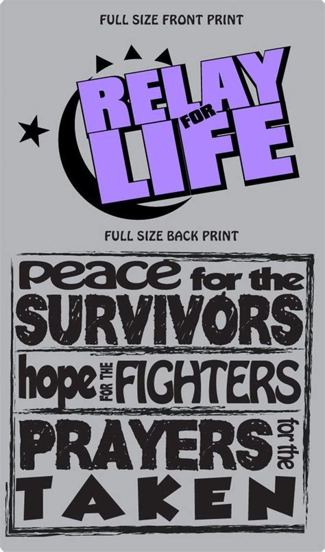 Relay for life of mission san jose high school. Peace for the Survivors, Hope for the Fighters, Prayers ...