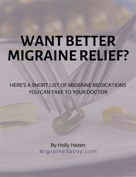 List Of Migraine Medications How To Pick The Best One