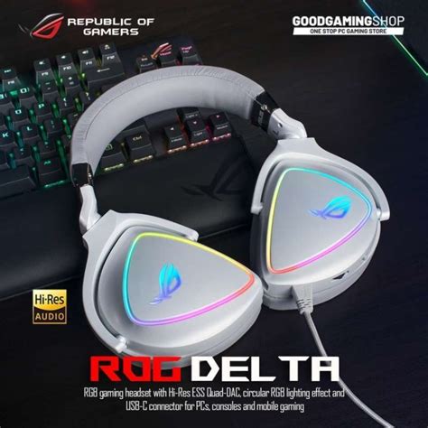 Jual Asus Rog Delta White Edition Gaming Headset Di Seller Good Gaming Shop Mangga Dua