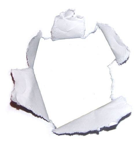 hole torn paper through png picpng