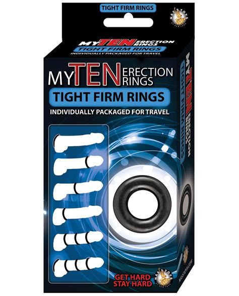 Nasstoys My Ten Erection Rings Tight Firm Rin By Novelties By