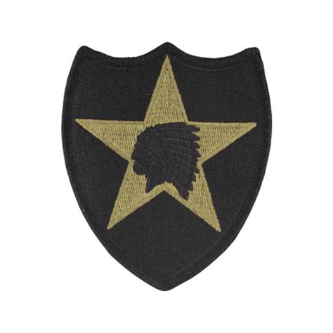 2nd Infantry Division Scorpion Patch With Fastener