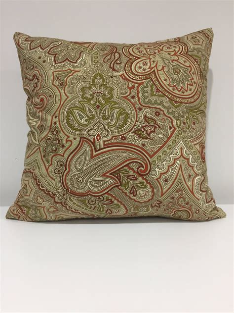 Pillow Cover Paisley Print Home And Living Home Decor Etsy In 2020