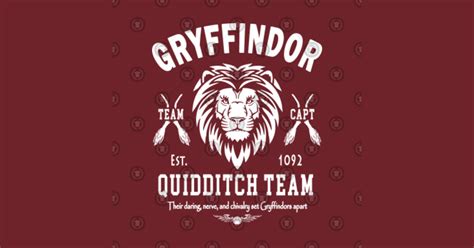 Gryffindor Quidditch Team Captain Gryffindor T Shirt Teepublic