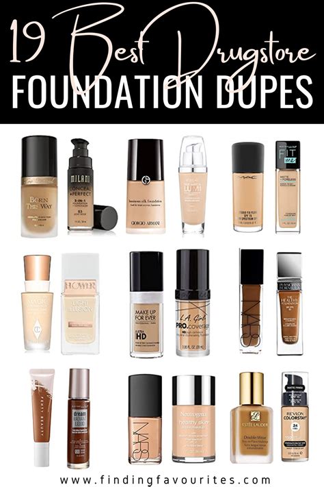 19 Best Drugstore Foundation Dupes You Need To Try Right Now Makeup Dupes Foundation