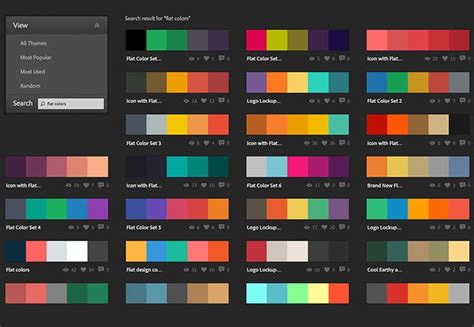 The Ultimate Guide To Flat Design Webdesigner Depot Color Palette