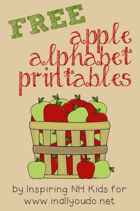 Maybe you would like to learn more about one of these? FREE Printable Apple Alphabet Cards - In All You Do