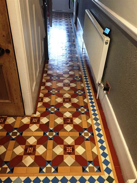 Victorian Hallway Floor Tile Restoration In Camden Cleaning And