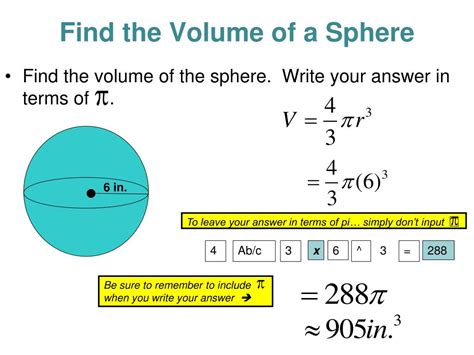 Ppt Surface Area And Volume Of Spheres Powerpoint Presentation Free