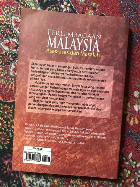 PERLEMBAGAAN MALAYSIA ASAS ASAS DAN MASALAH Hobbies Toys Books