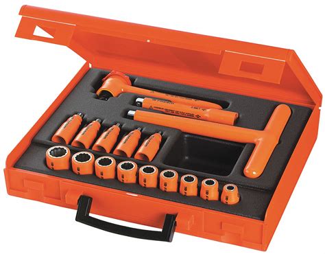 Facom 38 In Drive Size 17 Pieces Socket Wrench Set 32h732fc J