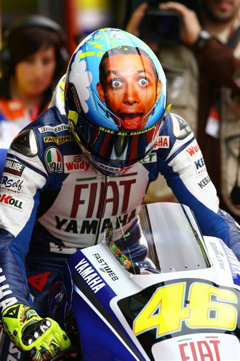 The helmet i like most? Valentino Rossi Double Take helmet aka My Face (Mugello ...