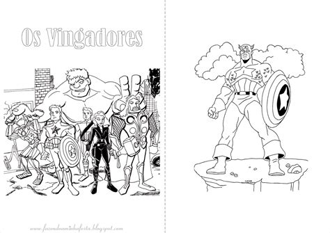 Desenho Vingadores Para Colorir Coloring City