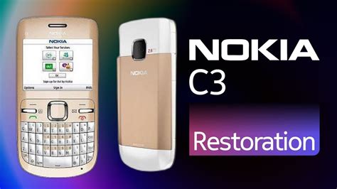 Nokia C3 Restorasyon Restoration Nokia C3 Old Phone Youtube