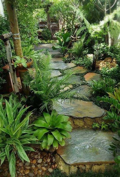 50 Very Creative And Inspiring Garden Stone Pathway Ideas Side Yard