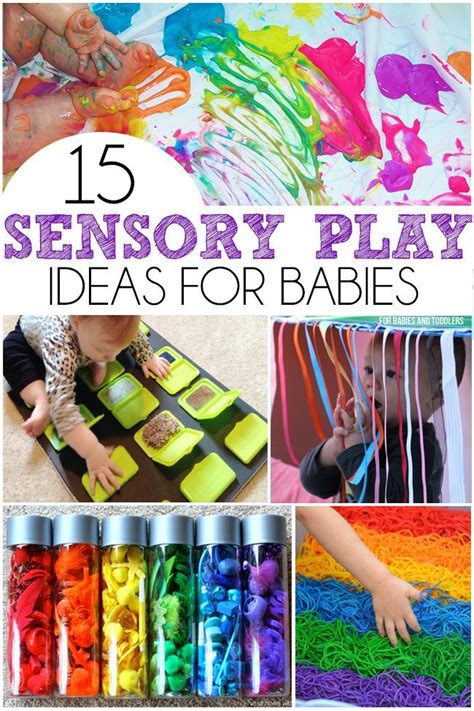 15 Sensory Play Ideas For Babies Includes A Ton Of Easy Taste Safe