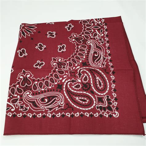 Paisley Bandanas Made In The Usa Pack Of 3 Purple Etsy