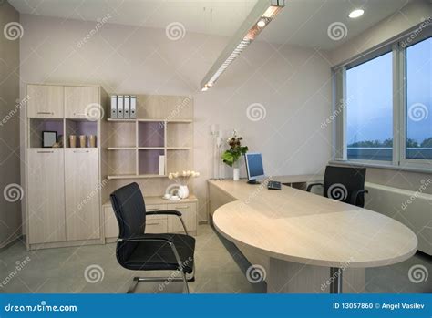 Beautiful And Modern Office Interior Design Stock Photo Image Of