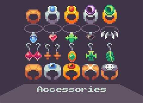 Pixel Art Rpg Icons Pack An Rpg Themed Icons Pack All Pixel Art With